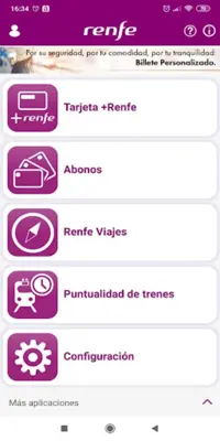 Renfe Ticket android App screenshot 3